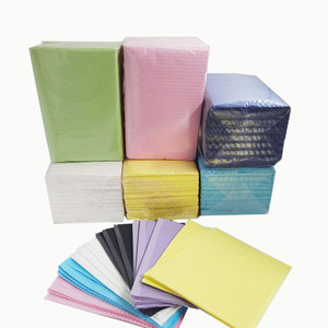 Onemed Bibs bệnh nhân nha khoa 2 + 1ply khăn xăm y tế 13 "* 18" - Product Image 3