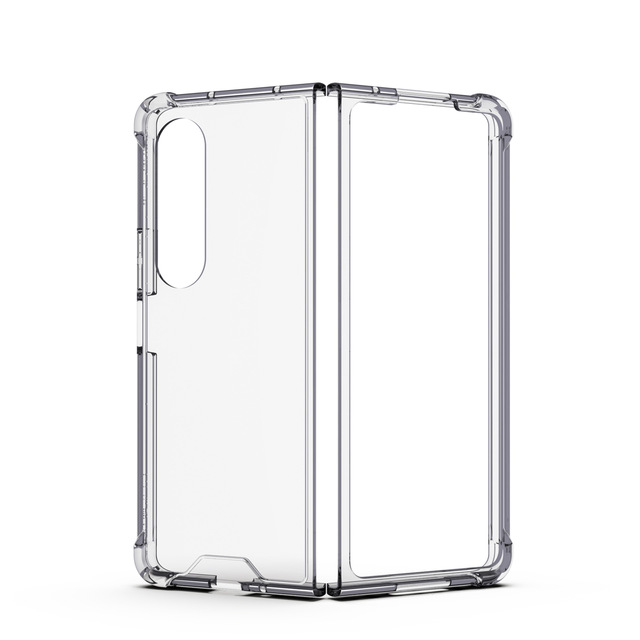 Z Flip 4 5 6 Phone case Soft TPU+PC Hard Acrylic Shockproof Armor Mobile Phone Case for Samsung Galaxy Z Fold 6 5 4 Phone Cover