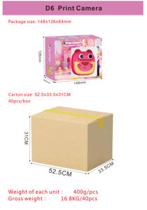 Appareil photo numérique éducatif pour enfants, mini, HD, avec capteur CMOS, prise en charge de la carte SD, vidéo et photo, jouet pour enfants, cadeau de Noël - Product Image 6