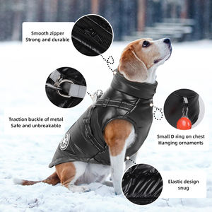 Grenz überschreitende Herbst Winter umwelt freundliche klassische Hund solide Baumwolle gepolstert wasserdichte wind dichte Geburtstags jacke Großhandel - Product Image 5
