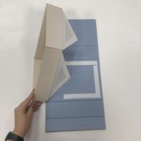 Boîtes cadeaux magnétiques pliables avec couvercle supérieur et base inférieure, boîte rigide pliable en carton magnétique, emballage en papier, boîte dure personnalisée