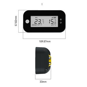 Sensore Wireless <span class=keywords><strong>di</strong></span> <span class=keywords><strong>Temperatura</strong></span> e Umidità SMRTE LoRa 4G con Precisione 0.1°C, Connessione Rapida e Display per Ambienti Refrigerati - Product Image 6