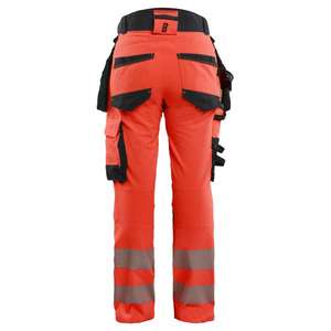 BLAKLADER - 702216485599C44 Pantalones de mujer de alta visibilidad 4-Way stretch Rojo/Negro-EAN 7330509933985 ROPA DE TRABAJO DE LA HI-VIS - Product Image 3
