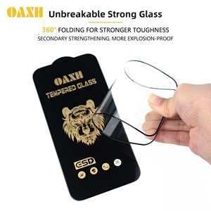 Pellicola Protettiva Pieghevole in Vetro Temperato con Effetto Elettroplaccato, Anti-Statica, HD Trasparente per <span class=keywords><strong>iPhone</strong></span> X e Xiaomi Note <span class=keywords><strong>12</strong></span>/13 - Product Image 4