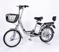 Vélo Électrique Urbain Double Siège 350W 48V de Haute Qualité pour Adultes – Vélo de Commutation Électrique pour 2 Personnes – Offre Spéciale