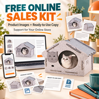 Maison pour chat en feutre moderne personnalisée, lit-caverne d'intérieur pour animaux de compagnie avec entrée en forme de visage de chat, vente en gros OEM ODM