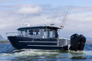 قارب صيد فاخر قابل للتخصيص 27 قدمًا ألومنيوم عالي الجودة للاستجمام المائي وصيد الأسماك خزان مياه يخت رياضي خفيف الوزن - Product Image 3