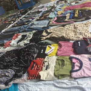 SH08 Ropa Usada <span class=keywords><strong>de</strong></span> la Mejor Calidad, Shorts para <span class=keywords><strong>Mujer</strong></span>, Pantalones para Hombre, Blusas, Prendas Cómodas para Camisetas para Trabajo Pesado - Product Image 5