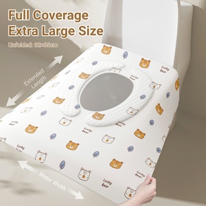 Fundas Desechables para Asiento de Inodoro - Calidad Premium - Esenciales para Viajes - Extra Gruesas y Grandes - Envueltas Individualmente - Product Image 2