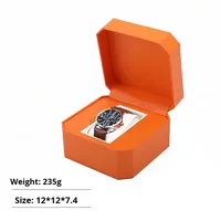 Fabricant de montres personnalisées Caja De Reloj Boîte de montre octogonale écologique Emballage à couvercle rabattable Boîte cadeau Rangement de montres