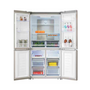 Réfrigérateur à quatre portes sans givre 588L, nouveau design, faible niveau sonore, appareil électroménager de cuisine - Product Image 4