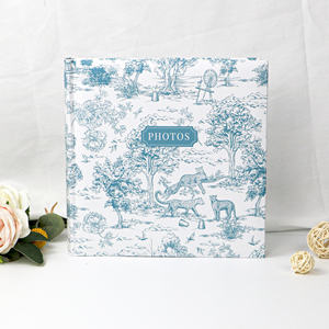 <span class=keywords><strong>Album</strong></span> de papier ciré traditionnel vintage de qualité supérieure avec logo personnalisé, 80 pages vierges de bricolage pour <span class=keywords><strong>album</strong></span> <span class=keywords><strong>photo</strong></span> personnalisé - Product Image 1