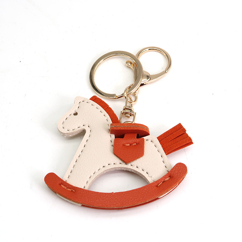 VITITRAN Portachiavi portafortuna in pelle, accessorio per borsa, stile occidentale, accessorio per borsetta, portafoglio, zaino, borsa tote