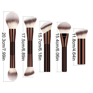 YRX Shadow 5 Multi-Functional Nylon Makeup Set <b>Brush</b> Foundation Contour Powder <b>Blush</b> Repair Basic Beauty Tools for Face - Product Image 4