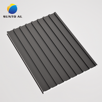 Tuiles de toiture en aluminium isolées, panneau sandwich en aluminium, toiture isolée, tuiles de toiture isolées pour projets d'atelier, mur extérieur