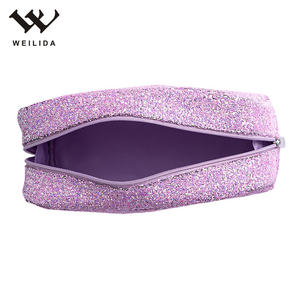 Bolsa de <span class=keywords><strong>maquillaje</strong></span> de tamaño de viaje personalizada, bolsa de aseo con estampado Digital, bolsas de alta calidad con cremallera para brochas de <span class=keywords><strong>maquillaje</strong></span> - Product Image 3