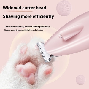 Elektrische Stille Pet Claw Grinder Led Light & Low Noise-Stalen Mes Abs Handvat Pro Voet Scheerapparaat Voor Hond/Kat, Verzorgingsset - Product Image 2