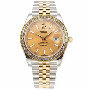 Montres-bracelets mécaniques de luxe pour hommes Calendrier du mouvement 3235 Montres automatiques avec lunette diamantée - Product Image 2