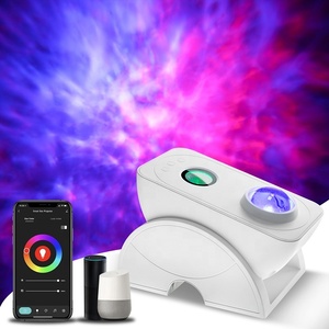 Proyector de estrellas inteligente colorido LED con WiFi, luz nocturna moderna con Control de aplicación Compatible con Tuya Alexa <span class=keywords><strong>Google</strong></span> Home para decoración del hogar - Product Image 3