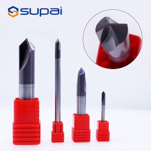 SUPAL <span class=keywords><strong>Fine</strong></span> finitura utensili da taglio carburo frese rivestite punte per Router CNC frese per la lavorazione del legno in metallo - Product Image 6