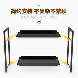 Bathroom <b>Organiser</b> Shelf Cosmetic <b>Organiser</b> Rack 3 Floors Desktop <b>Storage</b> Plastic <b>Makeup</b> Organizer - Product Image 5