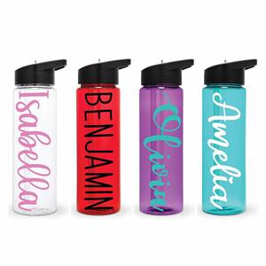 Convenient 700ML Single-Layer Straw PS Plastic Cup Suction Nozzle Outdoor Sports Kettle Water Applicable Customizable Logo Print - Product Image 2