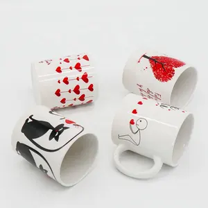Ceramic Mug Supplier Personalised Custom Logo Valentines Day Ceramic Gift Coffee Mug