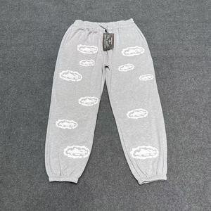Sweat-shirt à capuche zippé 100% coton et <span class=keywords><strong>pantalon</strong></span> décontracté ample avec motif lettres pour unisexe pour le ensemble Devil's Island - Product Image 4