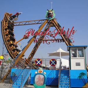 Carnival <b>Playground</b> Fiberglass 24 Seats Theme Park Amusement Park Rides Pirate Ship for Sale - Product Image 2
