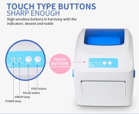 Imprimante d'étiquettes d'expédition thermique directe USB GP-1324D Gprinter 120 mm 203 dpi pour impression haute vitesse (en stock)