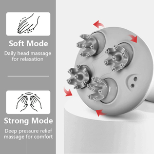 Massaggiatore Elettrico 3D per Testa Senza Fili, Massaggio del Cuoio Capelluto Impermeabile, Massaggio Profondo per Corpo e Collo, Promuove la Crescita dei Capelli - Product Image 3