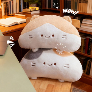 Cuscino Peluche a Forma di Gatto, Morbido e Soffice, con Ricamo, per Bambini e Amanti dei <span class=keywords><strong>Gatti</strong></span> - Product Image 3