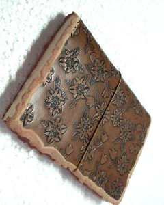 Carnet en cuir fait main avec motif floral en relief, format A5/A6, couverture rigide, 100 feuilles, boîte personnalisée pour usage professionnel - Product Image 4