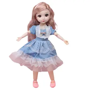 Красивая и милая 30 см кукла принцессы и розовое платье недорого ручной работы 30 см кукла для рукоделия фарфоровая кукла для лица