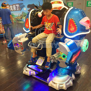 Remote Control Coin Operated Kiddie Amusement Ride Battle King Fighting Robot Driving in Square