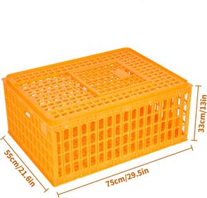 Poulailler à poulet pliable en plastique, petite Cage de Transport des volailles, prix - Product Image 1