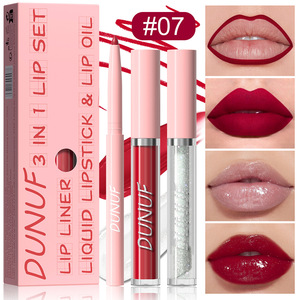 Set <span class=keywords><strong>3</strong></span> in 1 per Trucco Labbra con 12 Colori, Matita Labbra Glitterata a Lunga Durata e Lucidalabbra per Donne - Product Image 4