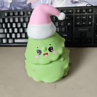 Nouveauté : Jouets Squishy de Noël, Arbre de Noël Géant à Presser, Jouet Anti-Stress à Remontée Lente, Cadeaux de Noël