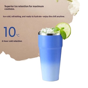 Gourde isotherme empilable en acier inoxydable 304 à double paroi de 26 oz pour véhicule, tasse de voyage en métal pour café - Product Image 2