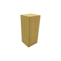 Boîte rectangulaire rigide en papier kraft pour emballage cosmétique