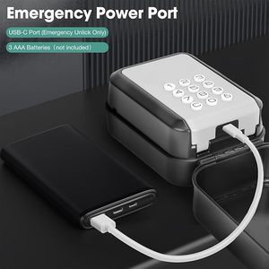 Boîte de verrouillage à clé intelligente TTLock APP et déverrouillage par mot de passe Boîte de verrouillage murale électronique pour maison Airbnb Realtor Office Room Keys Safe - Product Image 4