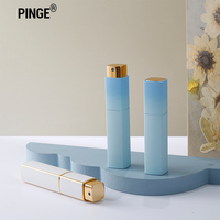 Flacon de parfum fin et carré rechargeable 10 ml, atomiseur de poche haut de gamme et élégant