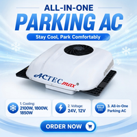 Climatiseur de stationnement pour camion ACTECmax 24V 2100W, unité de refroidissement de cabine de couchage 12V sur toit, système de climatisation alimenté par batterie