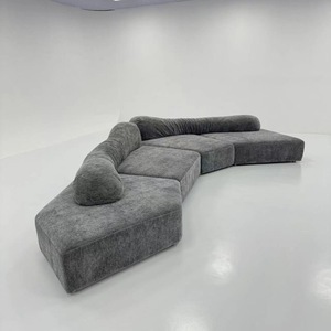 Sofás Modernos y Cómodos de Estilo Minimalista para Sala de Estar, Muebles Modulares de Lujo con Tapicería de Tela - Product Image 5