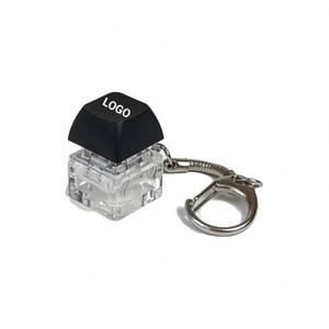 Wholesale <b>Custom</b> Design Logo Mechanical Keyboard Keychain Keycap Relieve Stress Switches Key Chain Decompression Keychain - Product Image 1