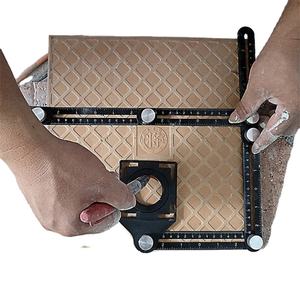 Localisateur <span class=keywords><strong>de</strong></span> trous <span class=keywords><strong>de</strong></span> <span class=keywords><strong>perçage</strong></span>, en alliage d'aluminium, Guide <span class=keywords><strong>de</strong></span> <span class=keywords><strong>perçage</strong></span>, règle d'<span class=keywords><strong>angle</strong></span> <span class=keywords><strong>de</strong></span> <span class=keywords><strong>perçage</strong></span> des trous <span class=keywords><strong>de</strong></span> carreaux, règle <span class=keywords><strong>de</strong></span> mesure, outil <span class=keywords><strong>de</strong></span> <span class=keywords><strong>gabarit</strong></span> <span class=keywords><strong>de</strong></span> moule perforé - Product Image 1