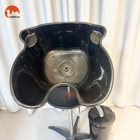 Bac à shampoing portable réglable en hauteur pour coiffeurs – Vente en gros