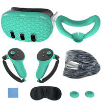 7 pièces ensemble Console contrôleur nez Pad housse de protection pour Meta / Oculus Quest 3 accessoires VR coque en silicone