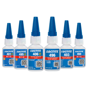 Venta Directa de Fábrica de <span class=keywords><strong>Pegamento</strong></span>, 20g <span class=keywords><strong>Loctite</strong></span> 401 403 406 460 495 496, Adhesivo <span class=keywords><strong>para</strong></span> Metal, <span class=keywords><strong>Plástico</strong></span>, Goma, Cianoacrilato, Superpegamento - Product Image 1
