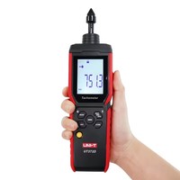 Tachymètre laser universel UNI-T UT372D 2 en 1, compteur numérique de régime moteur, jauge de contact et sans contact, tachymètre professionnel de vitesse de rotation